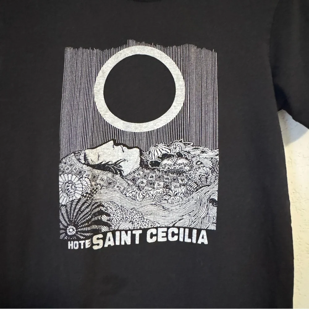 Iconic Hotel Saint Cecilia Black T-Shirt - Picture 4 of 6